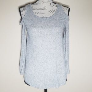 Raggs II Riches Grey Cold Shoulder Sweater (S)
